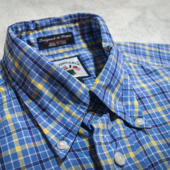 Façonnable Medium Casual Button-Up S/S Shirt - Picture 2 of 8